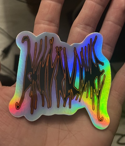 Bitchy Rackmore Holo Sticker