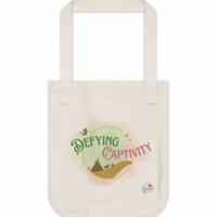 Defying Captivity Organic Canvas Tote Bag - Thumbnail 2