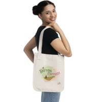 Defying Captivity Organic Canvas Tote Bag - Thumbnail 1