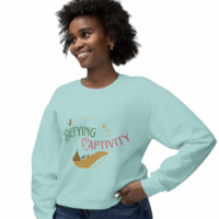 Defying Captivity 100% Cotton Lightweight Crewneck Sweatshirt - Thumbnail 1