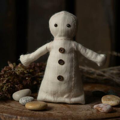 Hand sewn poppet for spells and manifestations