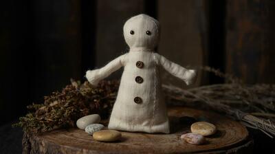 Hand Sewn Poppet for Spells and Manifestations
