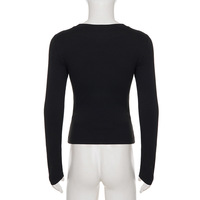 Quirky and fun swirl print long-sleeved T-shirt - Thumbnail 1