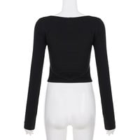 Quirky and fun swirl print long-sleeved T-shirt - Thumbnail 8