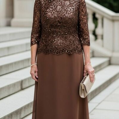 Plus size sheath lace appliques mother of bride/groom dress evening formal gowns 