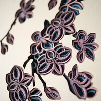 STEREOWOOD Orchid Multi-Layer Art, Stereoscopic 3D Decor,Mandala Laser Cut - Thumbnail 8