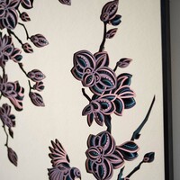 STEREOWOOD Orchid Multi-Layer Art, Stereoscopic 3D Decor,Mandala Laser Cut - Thumbnail 9