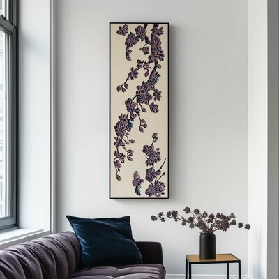 Stereowood orchid multi-layer art, stereoscopic 3d decor,mandala laser cut