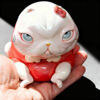 Art Creature by Katyushka Art "Hello Fatty Cat” - Thumbnail 1