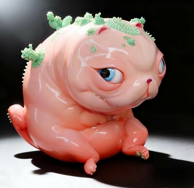 Art Creature by Katyushka Art "Cactus Cat" 