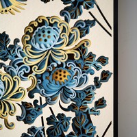 STEREOWOOD Chrysanthemu Multi-Layer Art, Stereoscopic 3D Decor,Mandala Laser Cut - Thumbnail 9