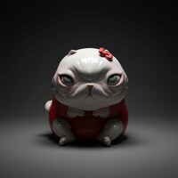 Art Creature by Katyushka Art "Hello Fatty Cat” - Thumbnail 6