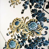 STEREOWOOD Chrysanthemu Multi-Layer Art, Stereoscopic 3D Decor,Mandala Laser Cut - Thumbnail 7