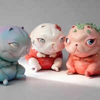 Art Creature by Katyushka Art "Hello Fatty Cat” - Thumbnail 8