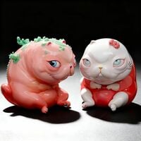 Art Creature by Katyushka Art "Cactus Cat"  - Thumbnail 7