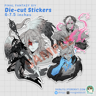 6.0"-7.5" Assorted Die-Cut Sticker