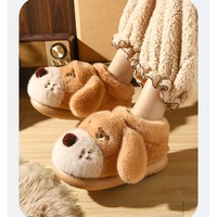 Puppy Dog Plush Shoes Booties - Thumbnail 3