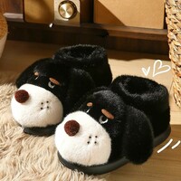 Puppy Dog Plush Shoes Booties - Thumbnail 4