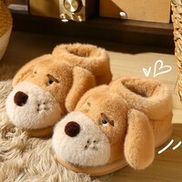 Puppy Dog Plush Shoes Booties - Thumbnail 5