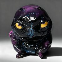 Art Creature by Katyushka Art "Galaxy Cat" - Thumbnail 5