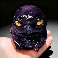 Art Creature by Katyushka Art "Galaxy Cat" - Thumbnail 1