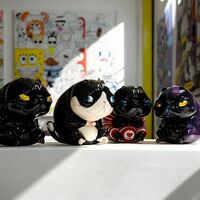 Art Creature by Katyushka Art "BW Cat"  - Thumbnail 8