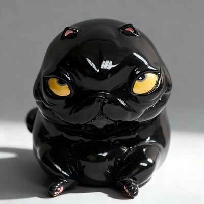 Art creature by katyushka art "bubble gum cat"  - Thumbnail 1