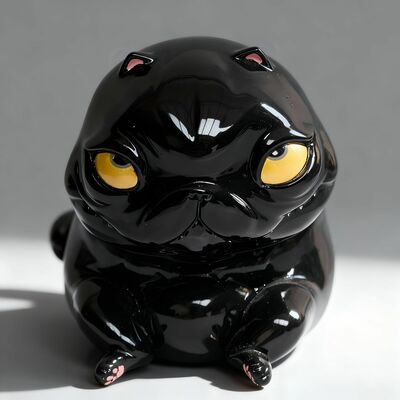 Art Creature by Katyushka Art "Bubble Gum Cat" 