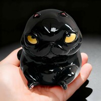 Art Creature by Katyushka Art "Bubble Gum Cat"  - Thumbnail 2