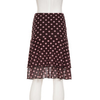 Polka dot irregular ruffle skirt - Thumbnail 3