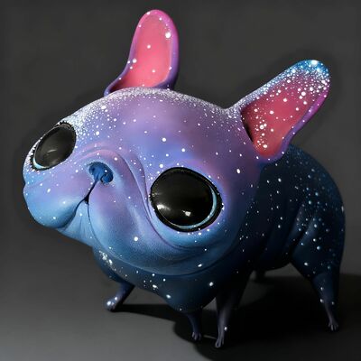 Art Creature by Katyushka Art "Cosmic Dog" 
