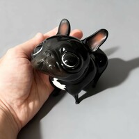 Art Creature by Katyushka Art "Friendchie Black Dog"  - Thumbnail 1