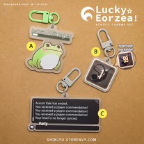 Lucky Eorzea! Acrylic Charms