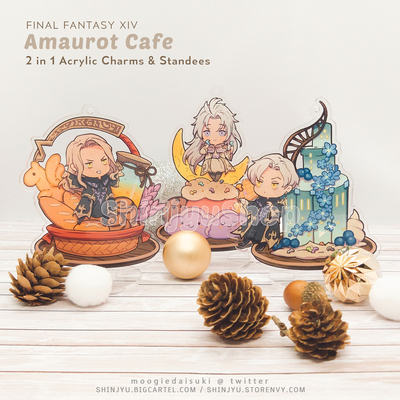 [2in1] amaurot cafe (vol.1) acrylic charm & standee