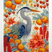 "Great Blue Heron" by Vasilisa Romanenko, Limited Edition Archival Pigment Print - Thumbnail 1