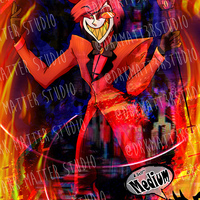Alastor the Radio Demon | Fan Inspired Art Prints - Thumbnail 1