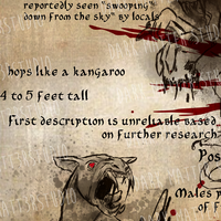 Cryptid Studies: Chupacabra | Original Art Prints - Thumbnail 3