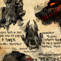 Cryptid Studies: Jersey Devil | Original Art Prints - Thumbnail 3