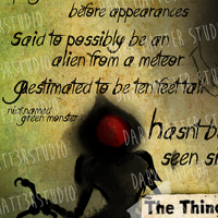 Cryptid Studies: Flatwoods Monster | Original Art Prints - Thumbnail 3