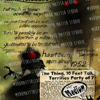 Cryptid Studies: Flatwoods Monster | Original Art Prints - Thumbnail 1