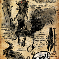 Cryptid Studies: Jersey Devil | Original Art Prints - Thumbnail 2