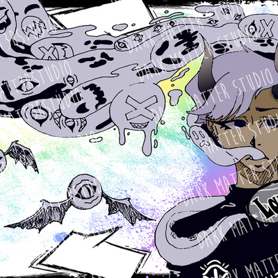 Demon boi | original art prints