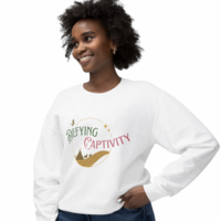 Defying Captivity 100% Cotton Lightweight Crewneck Sweatshirt - Thumbnail 9