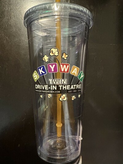 24oz Tumbler Cup - Yellow Straw
