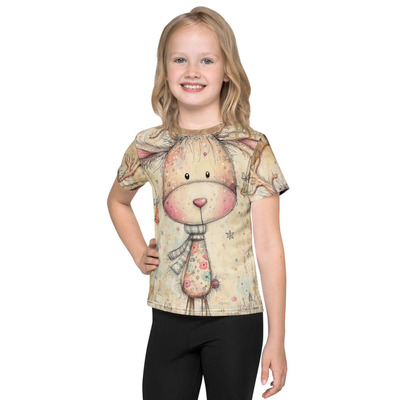 Dara Deer Kids crew neck t-shirt