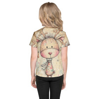 Dara Deer Kids crew neck t-shirt - Thumbnail 1