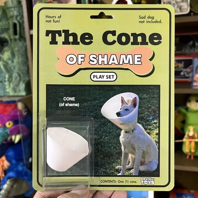 Cone of shame play set