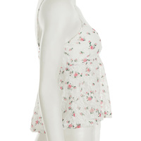 Sheer lace camisole, lightweight and sexy V-neck tank top - Thumbnail 5