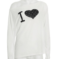 Color-blocked print, relaxed and casual off-shoulder long-sleeved cover-up - Thumbnail 1