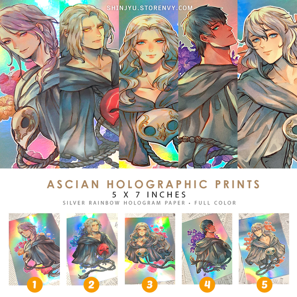 Ascians 5 x 7 Holographic Print